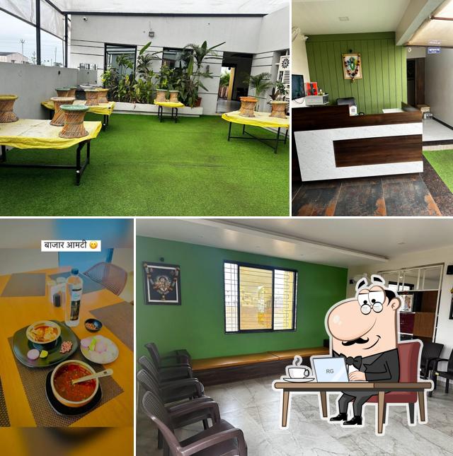 The interior of Hotel Bagayatdar