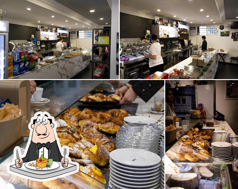 Tra le varie cose da Bar caffetteria Al Pucci dal 1965 si possono trovare la cibo e interni