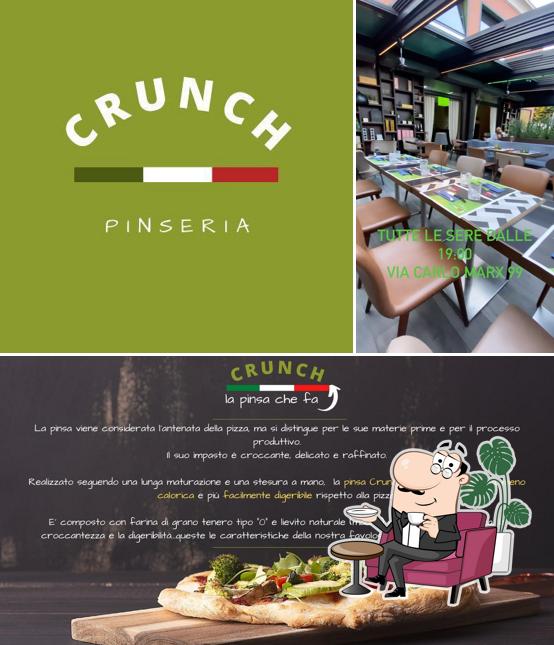 Dai un'occhiata agli interni di Crunch Pinseria