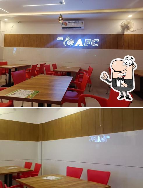 The interior of The AFC American Fried Chicken Punalur