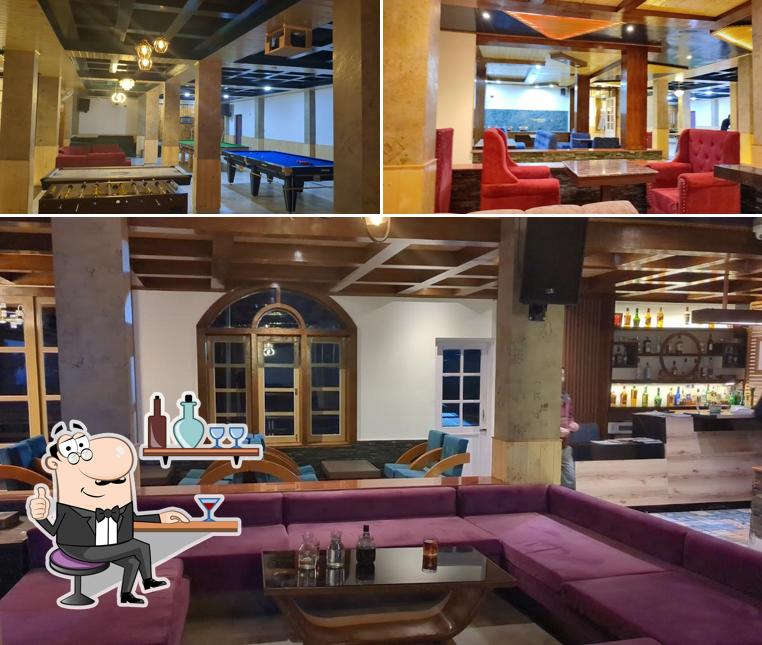 The interior of The Hidden Club