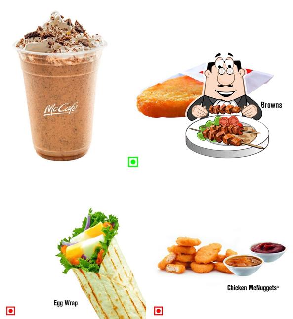 Chocolate mousse at McDonald's, McDelivery