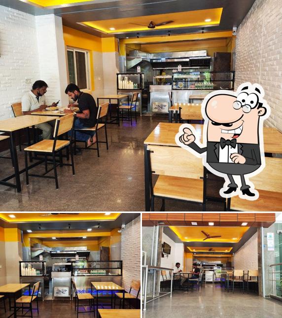 The interior of Poori House
