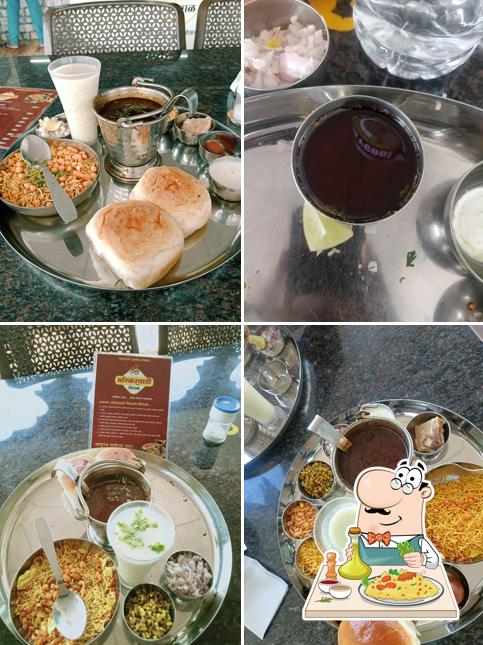 Food at Oscarwadi Misal Sangamner
