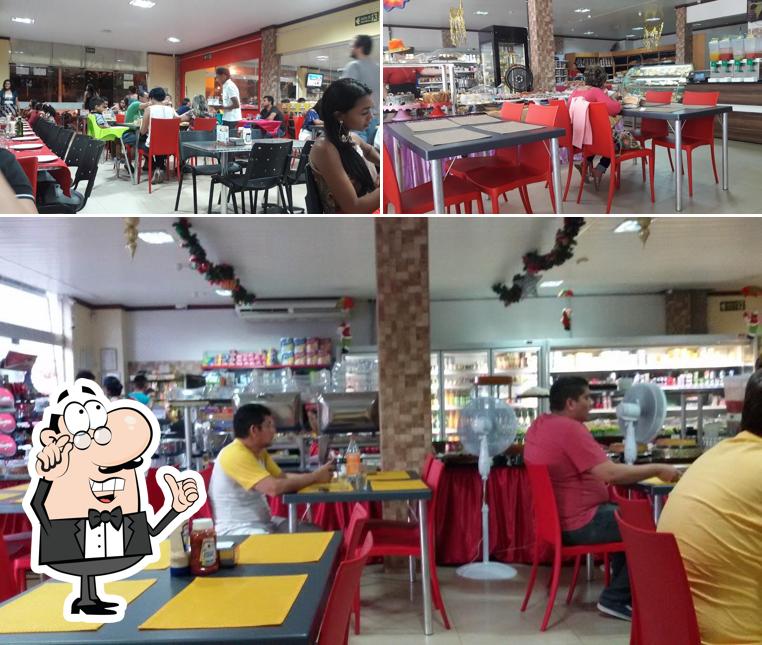 O interior do Bom Pão