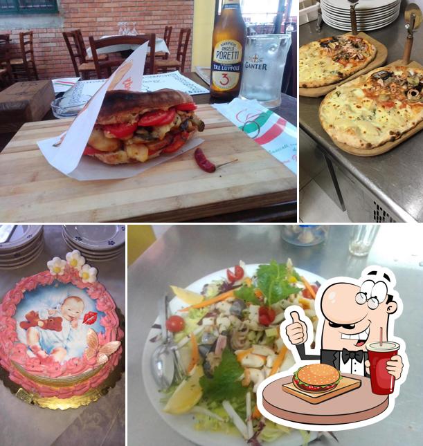 Prenditi un hamburger a Il porticato