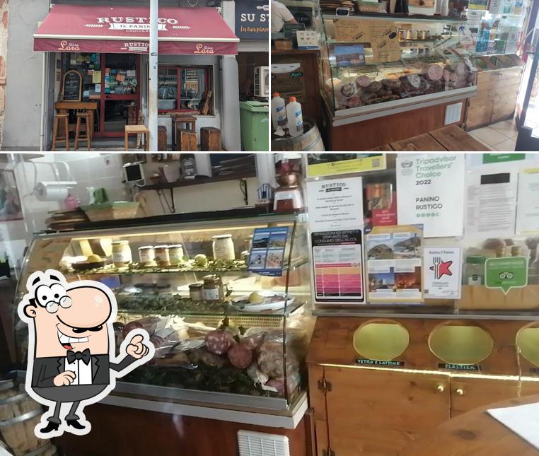 Gli interni di Rustico Il Panino