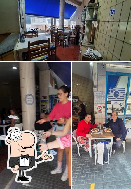 Veja imagens do interior do Restaurante Grego Prato Grego