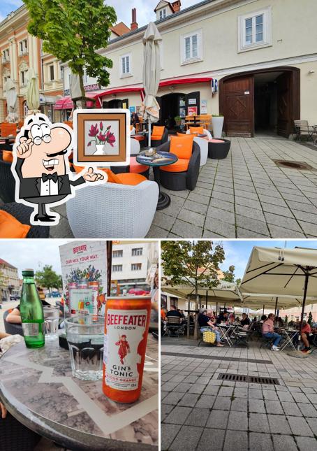La foto della interni e cibo di Star Bar