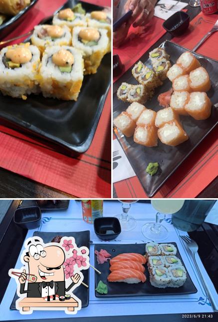 Les sushi sont offerts par Sushi & Thaï