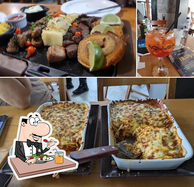 A imagem a Pizzaria Ponte Furada’s comida e álcool