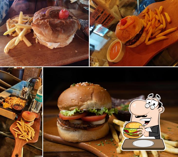 Try out a burger at Smoky Brew