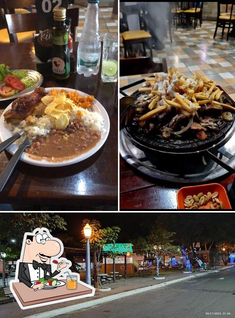 A Kintal Restaurante Choperia e Pizzaria se destaca pelo comida e exterior