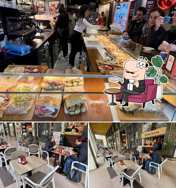 Gli interni di Focaccia