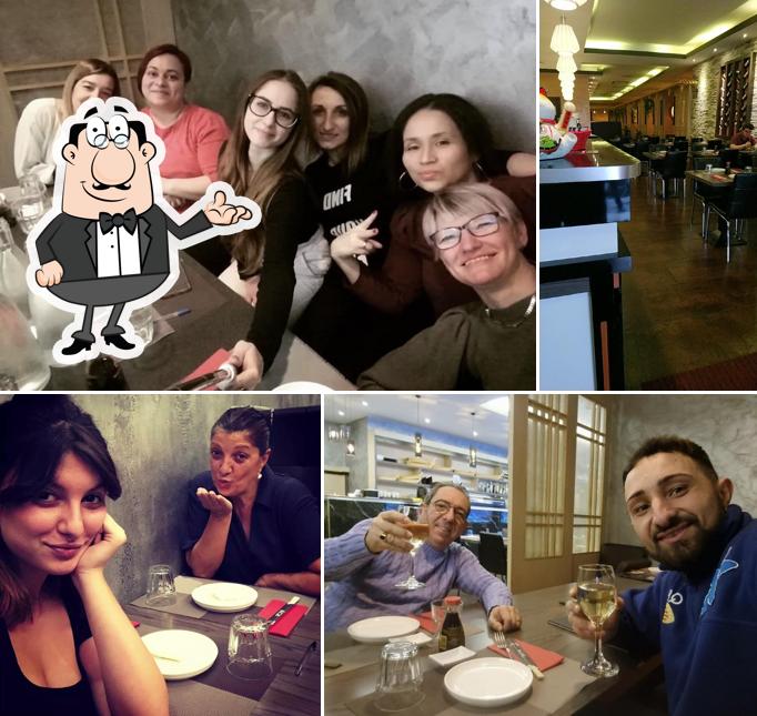 Dai un'occhiata agli interni di Kami Sushi