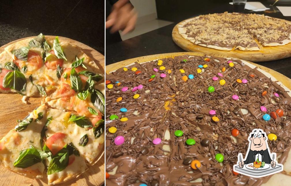 Platos en Senhora Pizza