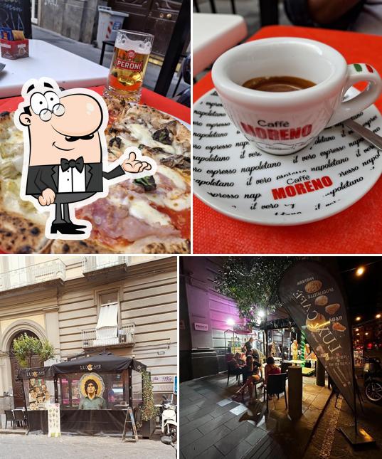 Questa è la foto che raffigura la interni e cibo di Lux Cafè