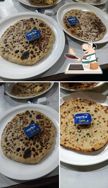 Pancakes at Malik Vaishno Dhaba