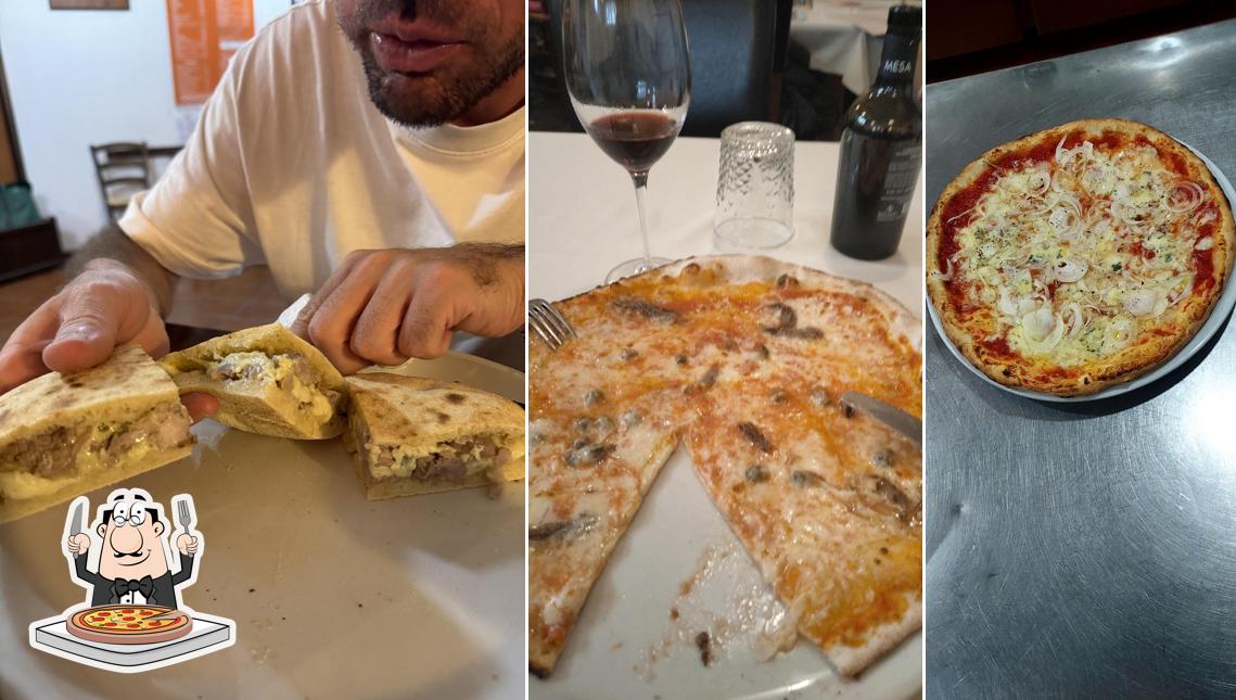 A Pizzeria Vecchia Stazione Di Lobina Giorgio, puoi prenderti una bella pizza
