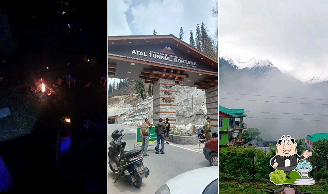 The exterior of Shiva Mountain Cafe