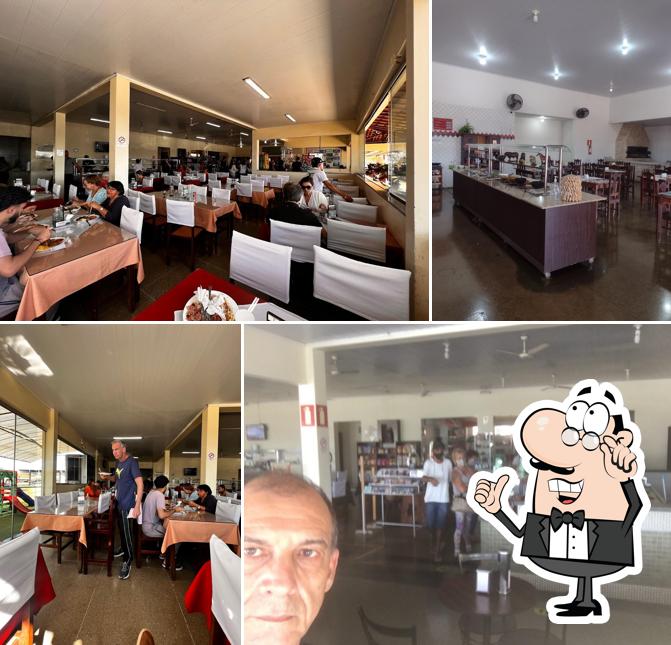 O interior do Restaurante Trevo 2