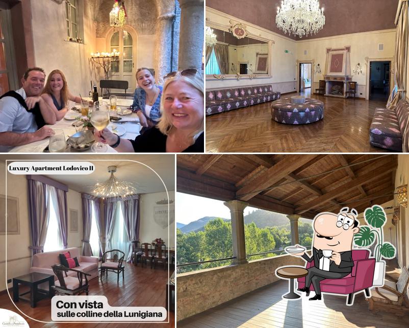 Gli interni di Castello di Pontebosio Ristorante