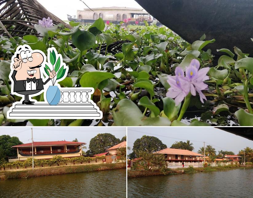 Enjoy the view at the outside area of Cruise N' Lake Restaurant