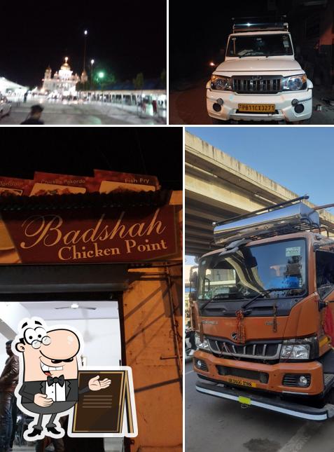 The exterior of badshah chicken point