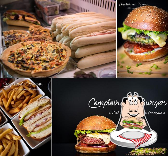Club sandwichs à Comptoir du Burger