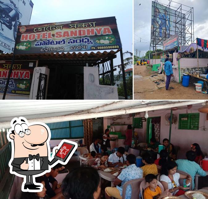 The exterior of Sandhya Bangali Hotel