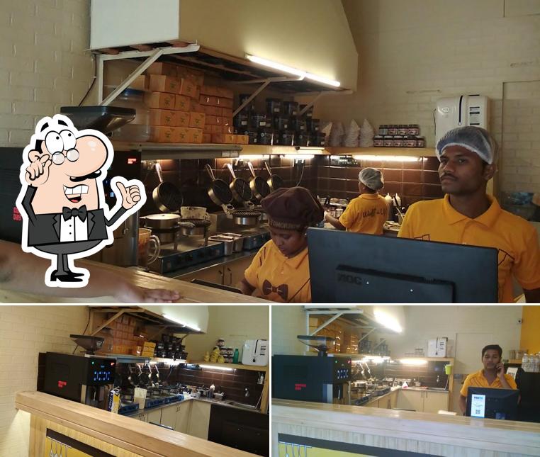 Check out how The Belgian Waffle Co looks inside
