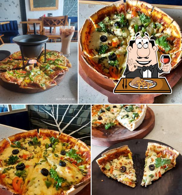 Order pizza at The Cafe Baraco