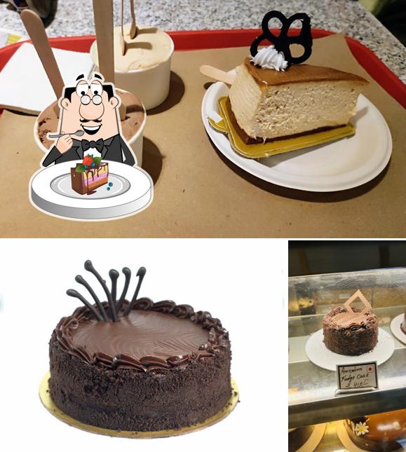 Chocolate cake at The Centre Court