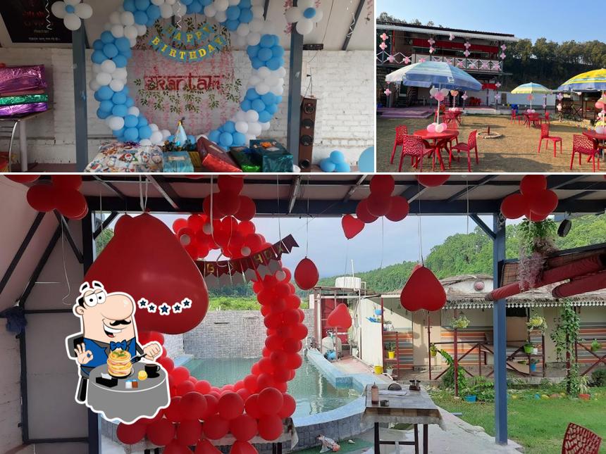 This is the image depicting food and interior at Ekantam ( Rooms Restaurant Pool & Party Hall))