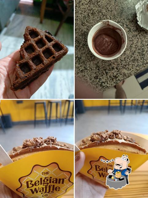 Chocolate mousse at The Belgian Waffle Co