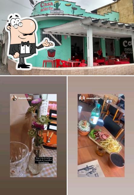 O Restaurante Casa Do Norte Parque São Vicente se destaca pelo interior e exterior