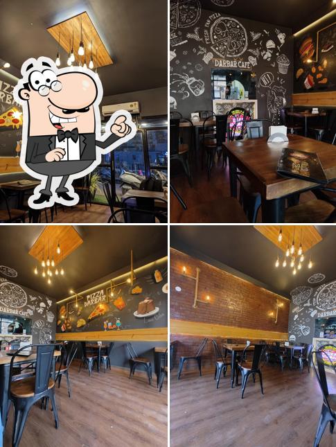 The interior of Pizza Darbar