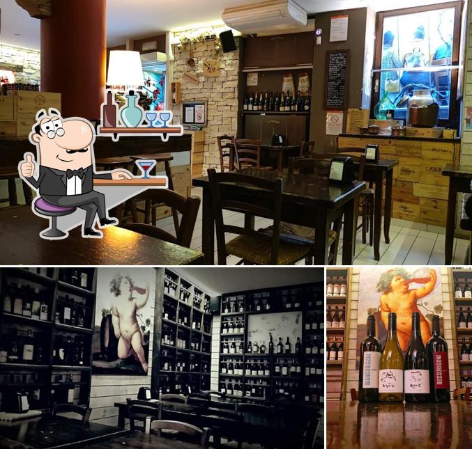 Gli interni di Osteria Al Bacaro