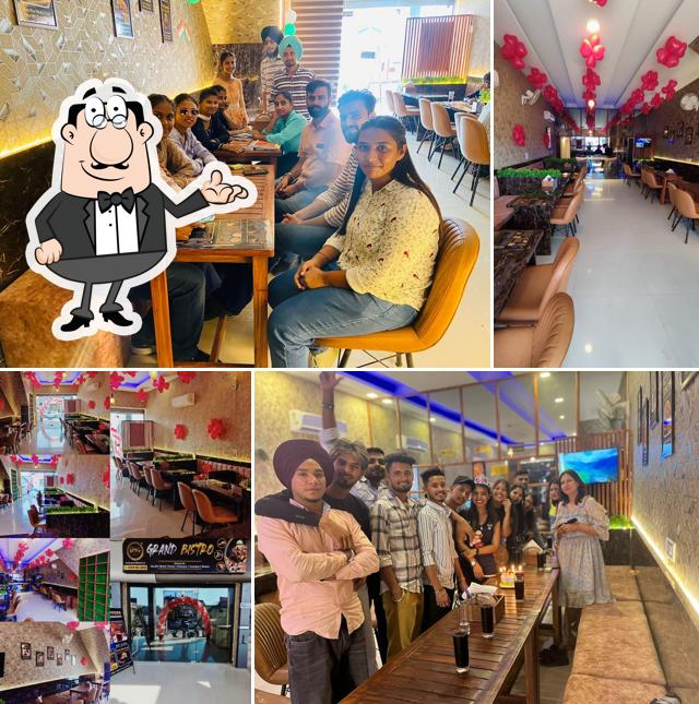 The interior of Grand Bistro Mohali