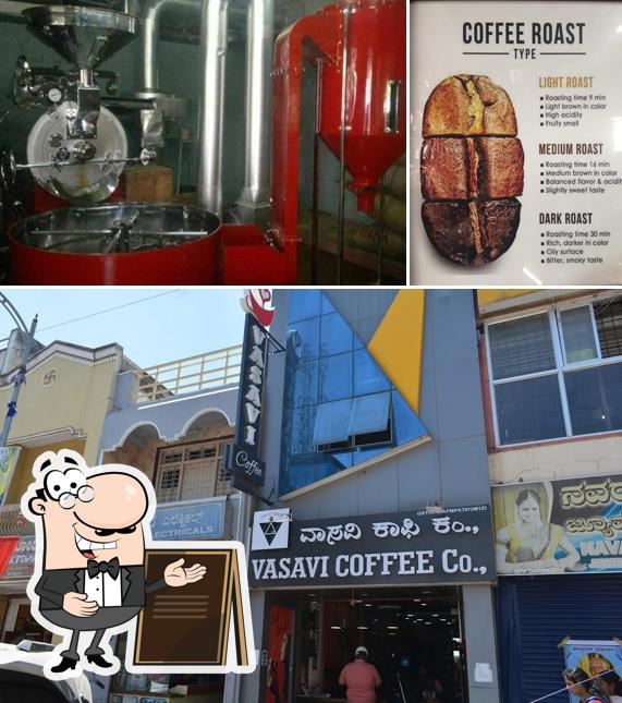 This is the photo showing exterior and food at Vasavi Coffee Co.,