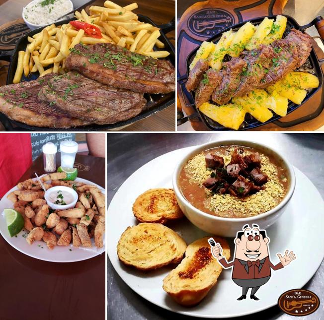 Platos en Bar Santa Genebra