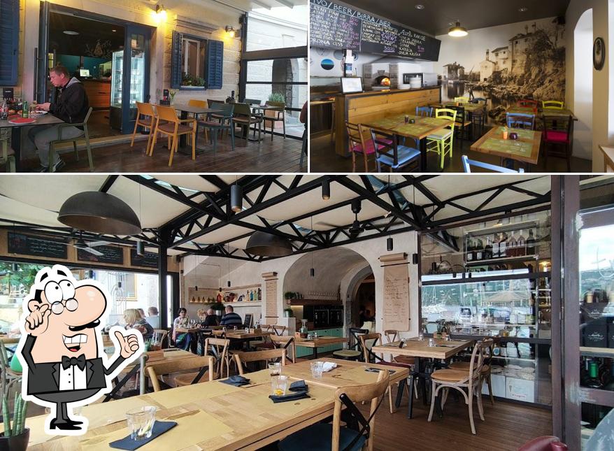 Gli interni di Pizzeria MOHO