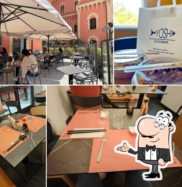 Gli interni di YOSHI SUSHI BAR