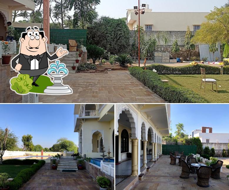 Take a look at the outside part of Talai Bagh Palace
