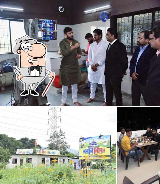 Among various things one can find exterior and interior at Hotel Vedant Family Restaurant (Veg/Non-veg)