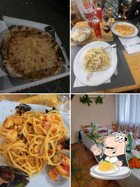 Spaghetti alla carbonara al ò Sole Mio