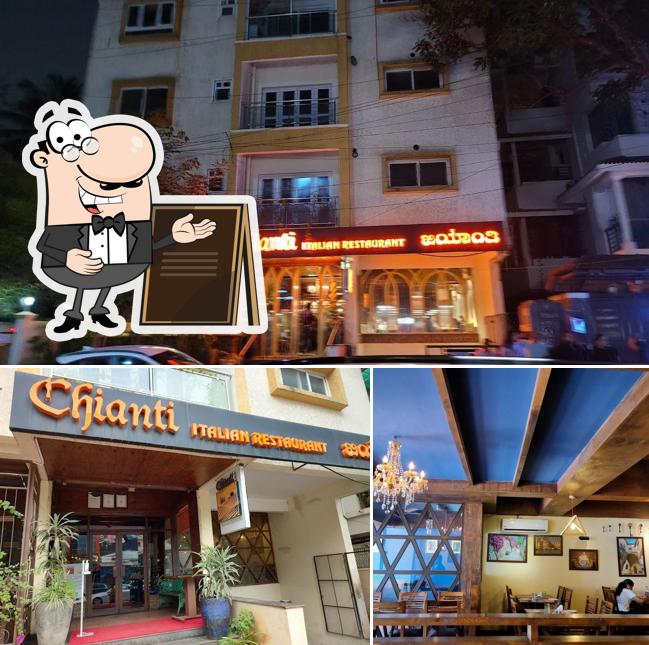 The exterior of Chianti, Indiranagar
