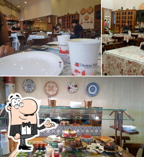 O interior do Divino Fogão