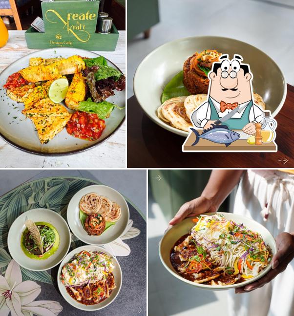 Grilled salmon at Kreate by Kraft