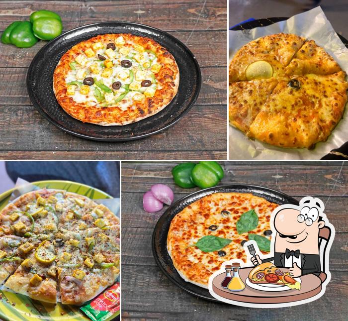 Pick pizza at Pishon Pizza